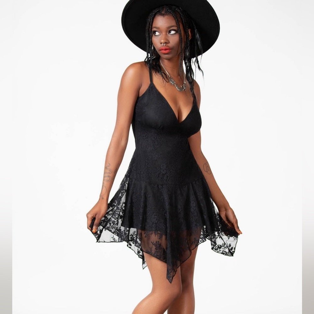 Killstar Moss Flower Lace Dress goth fairycore goth fairy dress summer sundress